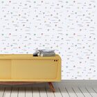 Papel De Parede Adesivo Geométrico Estampado Decoração Sala 3