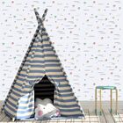 Papel De Parede Adesivo Geométrico Estampado Decoração Sala 6