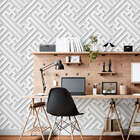 Papel De Parede Adesivo Geométrico Labirinto N015208 0,58x3m