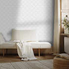 Papel De Parede Adesivo Geométrico Linhas Cinza Decoração 1mx