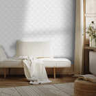 Papel De Parede Adesivo Geométrico Linhas Cinza Decoração 9mx