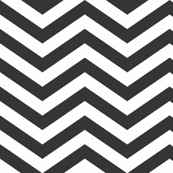 Papel De Parede Adesivo Geométrico Linhas Preto E Branco 6mx5