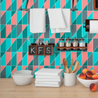 Papel De Parede Adesivo Geométrico N013010