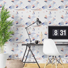 Papel De Parede Adesivo Geométrico N02085 0,48x2,5m