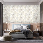 Papel De Parede Adesivo Geométrico Preto Gold Vinilico 12m