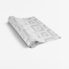 Papel De Parede Adesivo Geométrico Quadrados Abstrato 9mx50cm