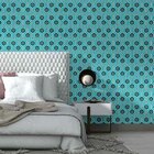 Papel De Parede Adesivo Geométrico Retro N014127