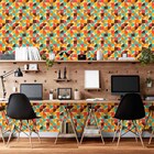 Papel De Parede Adesivo Geométrico Retrô N015002 0,58x3,00m
