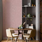 Papel De Parede Adesivo Geométrico Rosa Dourado 2,80m