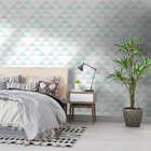 Papel De Parede Adesivo Geométrico Triângulos Cinza Azulado 6