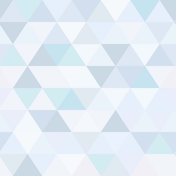 Papel De Parede Adesivo Geométrico Triângulos Cinza E Azul 9m