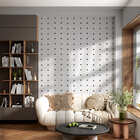 Papel De Parede Adesivo Geométrico Triângulos Cinza Escuro 2,