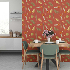 Papel De Parede Adesivo Gourmet Cogumelo N07029