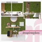 Papel De Parede Adesivo Grama Verde Tropical Varanda 15m