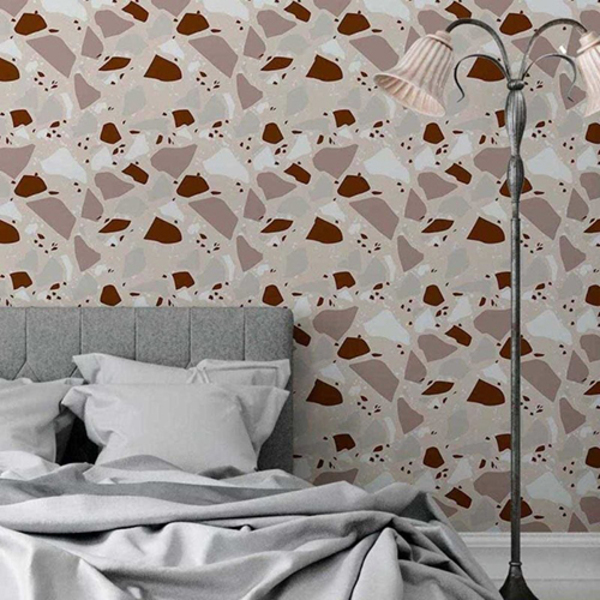 Papel De Parede Adesivo Granilite Bege N05093