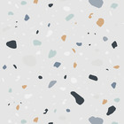 Papel De Parede Adesivo Granilite Colorido E Azulado 2,80m