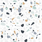 Papel De Parede Adesivo Granilite Colorido E Branco 2,80m