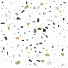 Papel De Parede Adesivo Granilite Colorido E Esverdeado 1,50m