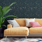 Papel De Parede Adesivo Granilite Preto N07137