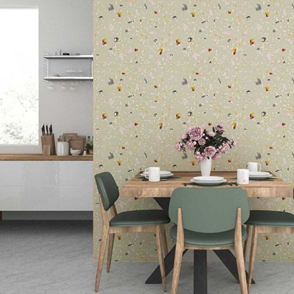 Papel De Parede Adesivo Granilite Verde N07123