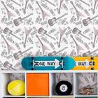 Papel De Parede Adesivo Guitarras Rock 92304766