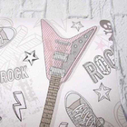 Papel De Parede Adesivo Guitarras Rock 92304766
