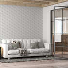 Papel De Parede Adesivo Hexágono 3d Moderno Abstrato 2,80m