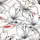 Papel De Parede Adesivo - Hibiscos - 036ppf