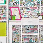 Papel De Parede Adesivo Hipster 202995478