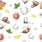 Papel De Parede Adesivo Hora Do Chá N012150