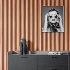 Papel De Parede Adesivo Imitação Ripado De Madeira