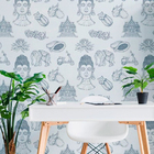 Papel De Parede Adesivo Índia N011118