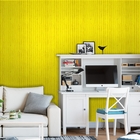 Papel De Parede Adesivo Industrial Amarelo 6m