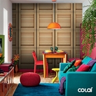 Papel De Parede Adesivo Industrial Caixas Caixote 6m