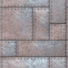 Papel De Parede Adesivo Industrial Chapa Aço 6m