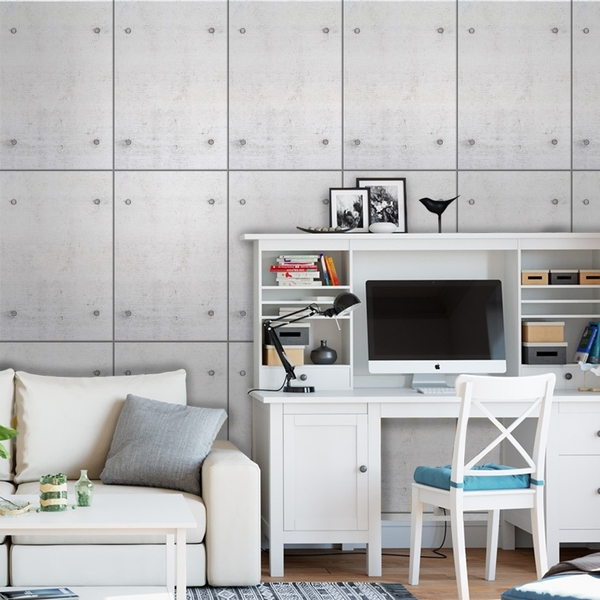 Papel De Parede Adesivo Industrial Chapa Metálica 4 9m