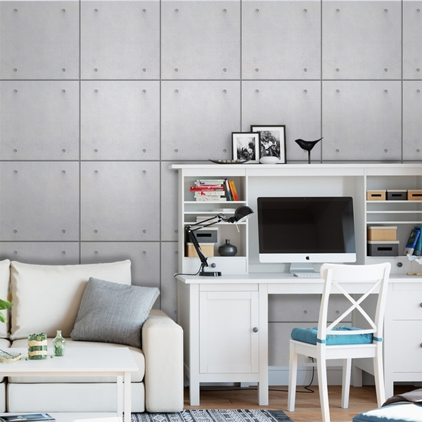 Papel De Parede Adesivo Industrial Chapa Metálica 5 15m