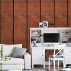 Papel De Parede Adesivo Industrial Chapa Metálica 6 15m