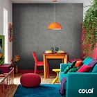 Papel De Parede Adesivo Industrial Cimento Queimado 1 18m