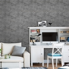 Papel De Parede Adesivo Industrial Cimento Queimado 3 12m