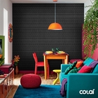 Papel De Parede Adesivo Industrial Grade Aço Loja 6m