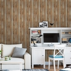 Papel De Parede Adesivo Industrial Madeira Pallet 6m