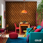 Papel De Parede Adesivo Industrial Piso Madeira 3d 4 12m