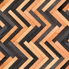 Papel De Parede Adesivo Industrial Piso Madeira 3m