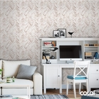 Papel De Parede Adesivo Industrial Piso Madeira Branco 3m