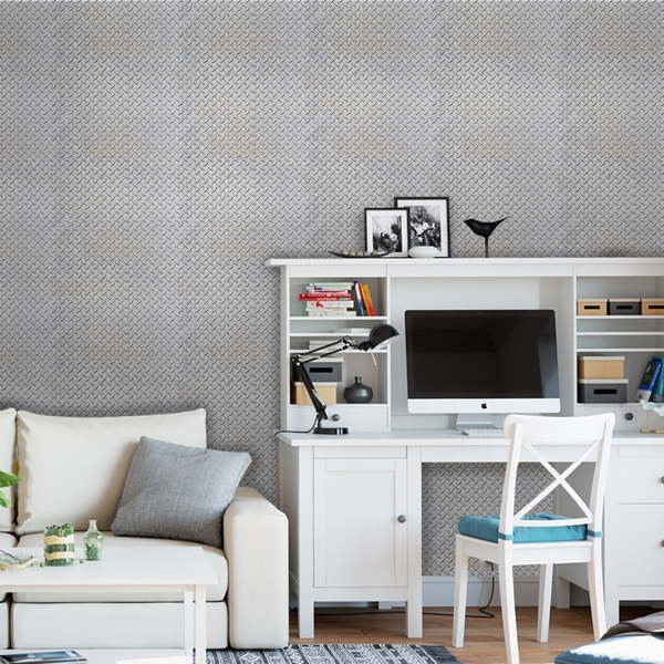 Papel De Parede Adesivo Industrial Piso Ônubus 15m