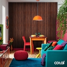 Papel De Parede Adesivo Industrial Textura Amadeirada 5 9m