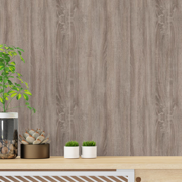 Papel De Parede Adesivo Industrial Textura Amadeirada 7 15m