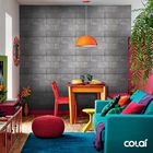 Papel De Parede Adesivo Industrial Tijolinho 12m