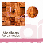 Papel De Parede Adesivo Industrial Toco Madeira Caibro 6m